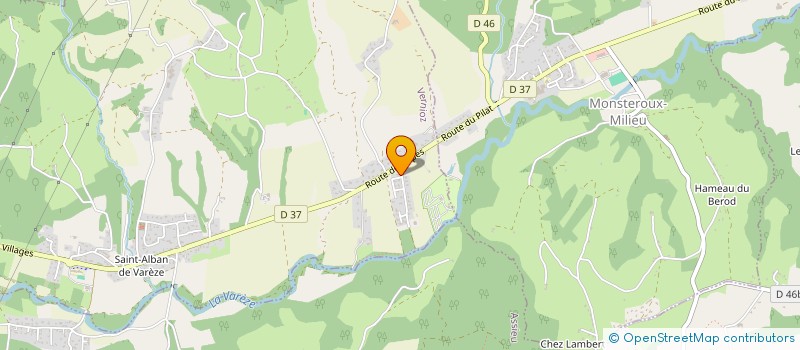 localisation de l'entreprise DVP  VERNIOZ