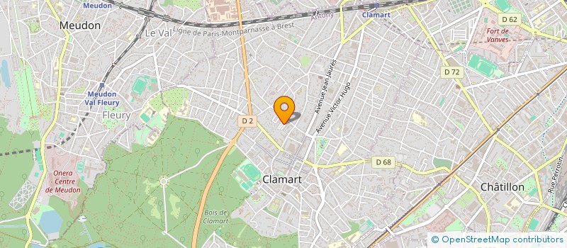 localisation de l'entreprise DVP CONSEIL à CLAMART