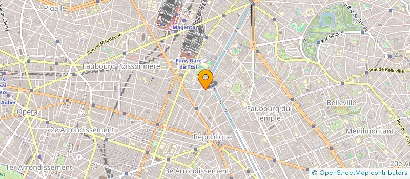 localisation de l'entreprise DVP FR31 BUGLE  PARIS