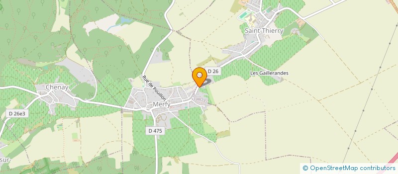 localisation de l'entreprise DVP INVEST  SAINT-THIERRY