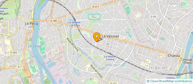 localisation de l'entreprise DVPC  LE VESINET