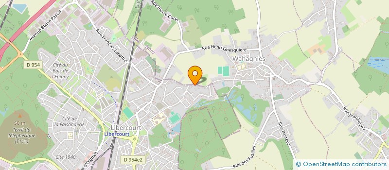 localisation de l'entreprise DVPM  LIBERCOURT