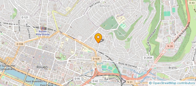 localisation de l'entreprise DVR GESTION  ROUEN