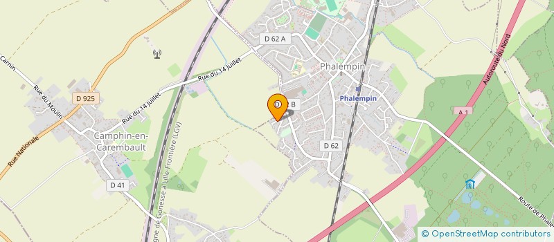 localisation de l'entreprise DVRECRUT  PHALEMPIN