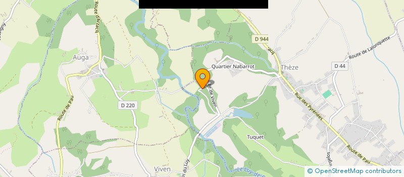 localisation de l'entreprise DVS  THEZE