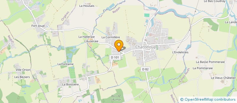 localisation de l'entreprise DVS BREHIER  CHANTELOUP