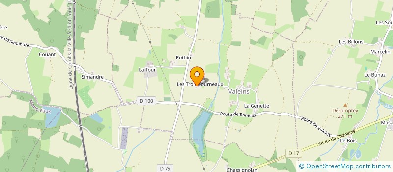 localisation de l'entreprise DVS MARECHALERIE à VALEINS