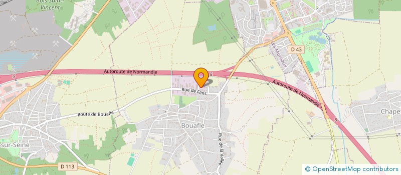 localisation de l'entreprise DVS - SERPEV à BOUAFLE