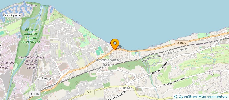 localisation de l'entreprise DVSA- DISTRIBUTION DE VINS ET SERVICES ASSOCIES  PUBLIER