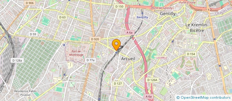 localisation de l'entreprise DVSH  ARCUEIL