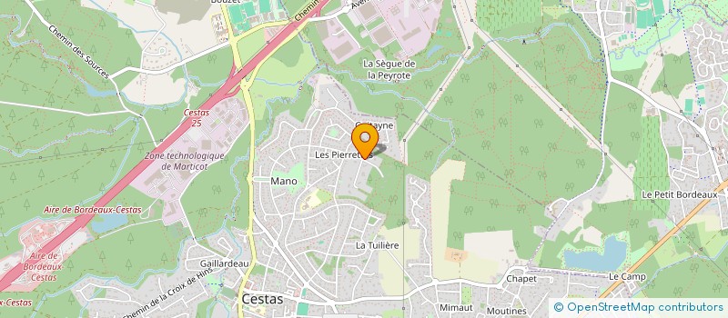 localisation de l'entreprise DVSL FINANCE à CESTAS
