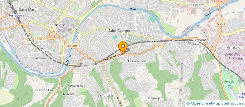 localisation de l'entreprise DVST IMMO 1 à PERIGUEUX