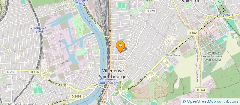 localisation de l'entreprise DVT RENOVATION  VILLENEUVE-SAINT-GEORGES