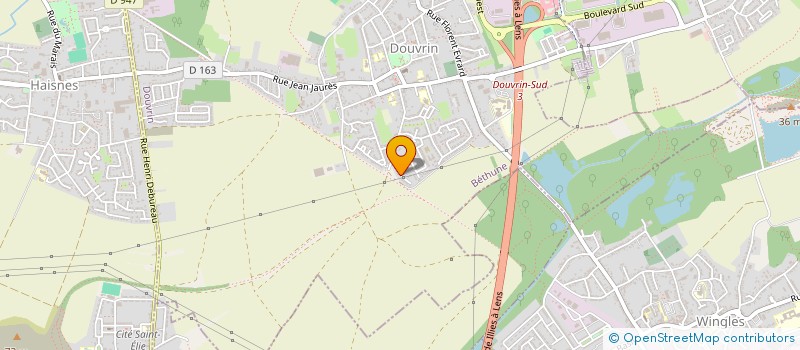 localisation de l'entreprise DVTC  DOUVRIN