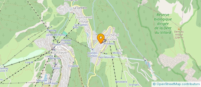 localisation de l'entreprise DVV PAT à COURCHEVEL