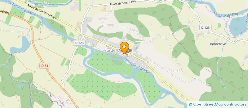 localisation de l'entreprise DVVL  SORDE-L'ABBAYE