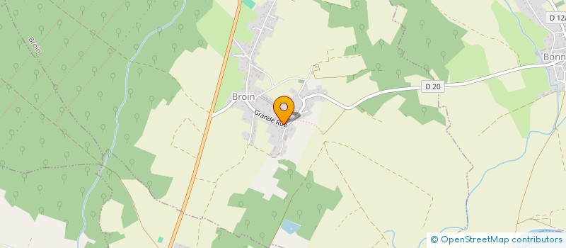 localisation de l'entreprise DVX MENUISERIE AGENCEMENT  BROIN