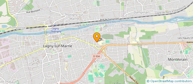 localisation de l'entreprise DVZ  LAGNY-SUR-MARNE