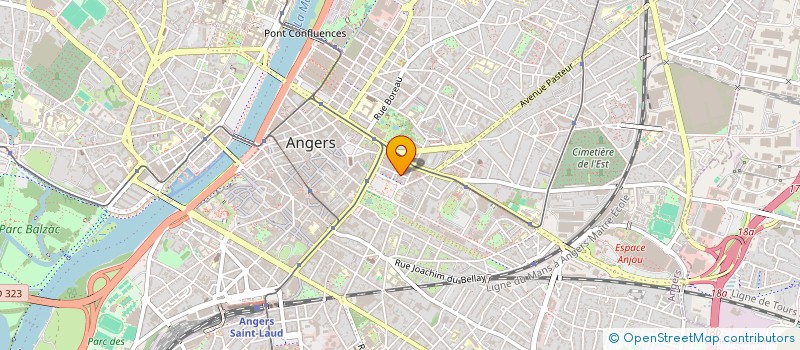 localisation de l'entreprise DW à ANGERS