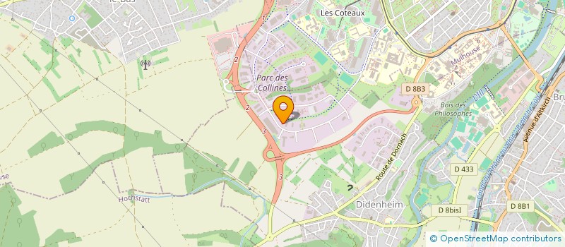 localisation de l'entreprise DW BUSINESS  BRUNSTATT-DIDENHEIM