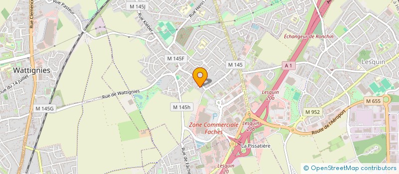 localisation de l'entreprise DW COMPAGNIE à FACHES-THUMESNIL