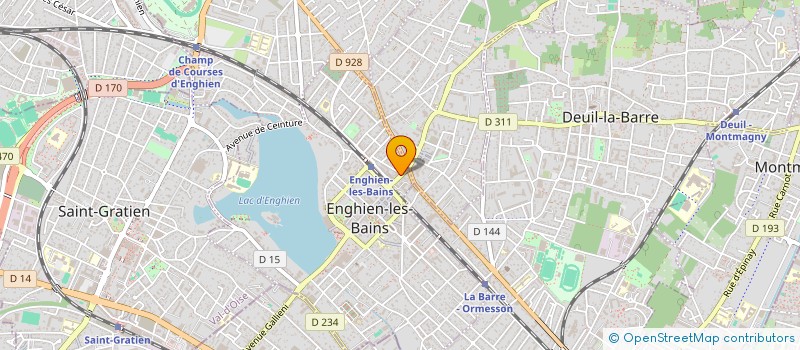 localisation de l'entreprise DW DIFFUSION  ENGHIEN-LES-BAINS