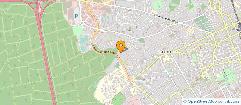 localisation de l'entreprise DW FINANCES  LAXOU