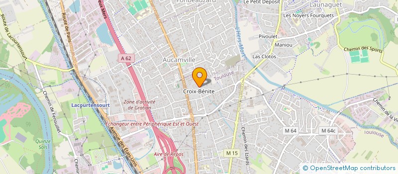 localisation de l'entreprise DW INVEST à TOULOUSE