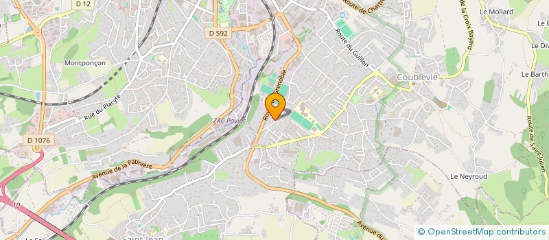 localisation de l'entreprise DWA CONSULTING  COUBLEVIE