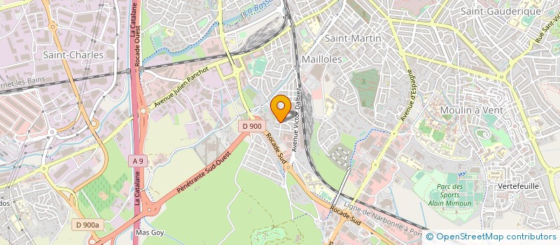 localisation de l'entreprise DWAPARA INTERNATIONAL à PERPIGNAN