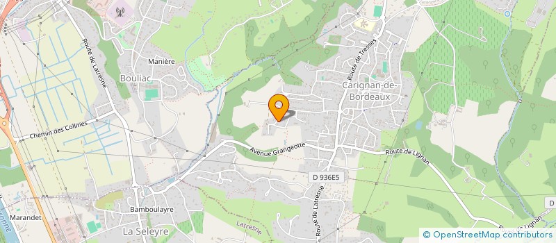localisation de l'entreprise DWASSO  CARIGNAN-DE-BORDEAUX