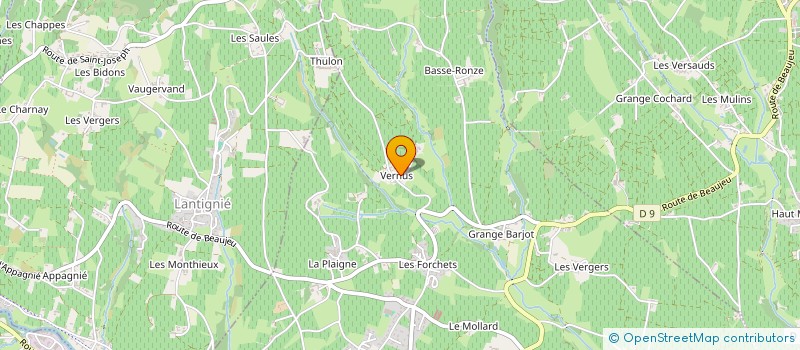 localisation de l'entreprise DWB INVEST  REGNIE-DURETTE