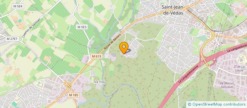 localisation de l'entreprise DWBH  SAINT-JEAN-DE-VEDAS