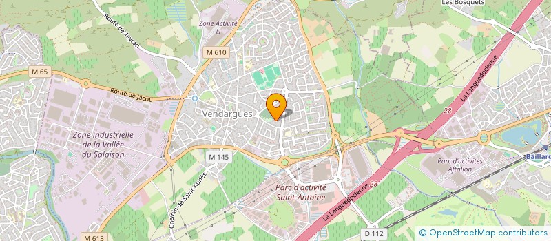 localisation de l'entreprise DWD DEPANNAGE à VENDARGUES