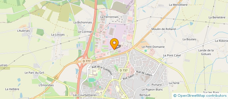 localisation de l'entreprise DWH  CORPS-NUDS