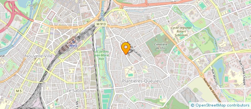 localisation de l'entreprise DWI'COIFF  METZ