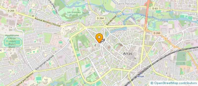 localisation de l'entreprise DWICH & CO ARRAS à ARRAS