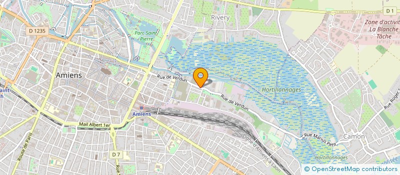 localisation de l'entreprise DWINVEST à AMIENS