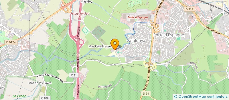 localisation de l'entreprise DWL  PERPIGNAN
