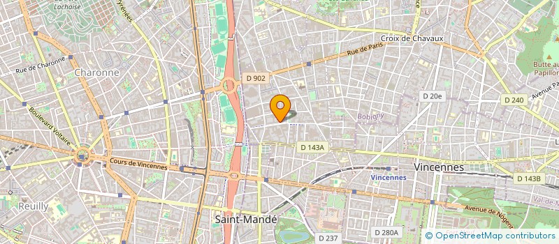 localisation de l'entreprise DWL LES MELIES à MONTREUIL