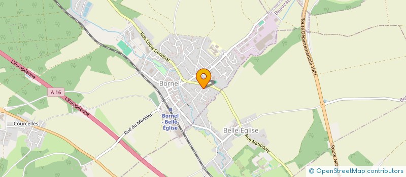 localisation de l'entreprise DWN IMM  BORNEL