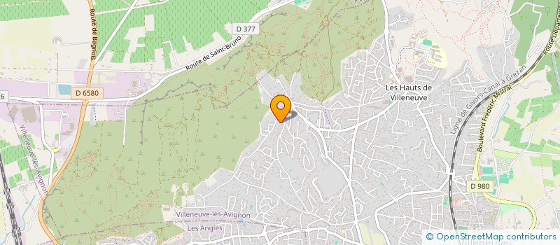 localisation de l'entreprise DWNOEL  VILLENEUVE-LES-AVIGNON