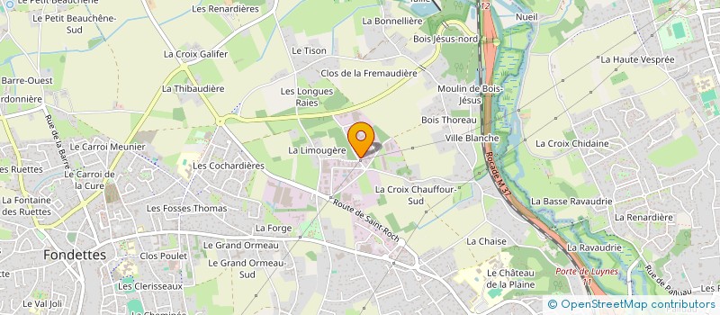 localisation de l'entreprise DWOOD  FONDETTES