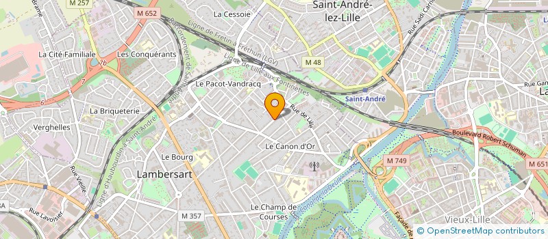localisation de l'entreprise DWS INVESTMENT à LAMBERSART