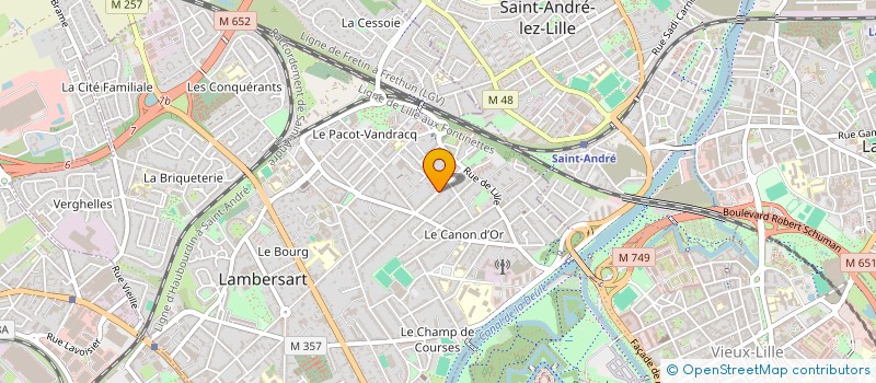 localisation de l'entreprise DWS SECURE à LAMBERSART