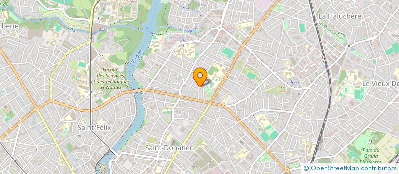 localisation de l'entreprise DX à NANTES