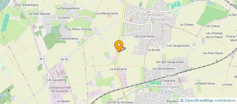 localisation de l'entreprise DX ANG'IN  CHANCEAUX-SUR-CHOISILLE