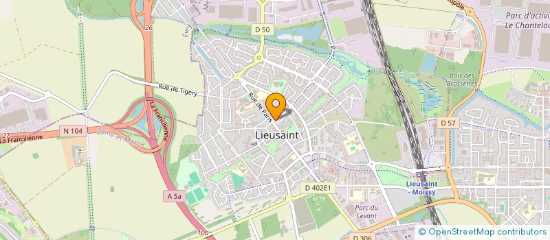 localisation de l'entreprise DX HOLDING  LIEUSAINT