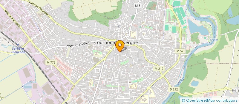 localisation de l'entreprise DX IMMOBILIER  COURNON-D'AUVERGNE