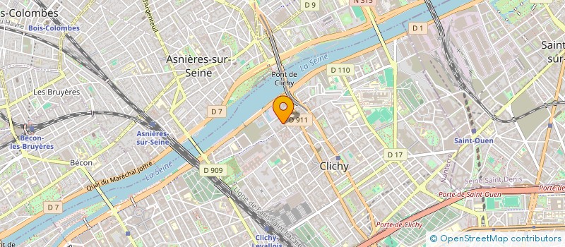 localisation de l'entreprise DX STORE  CLICHY